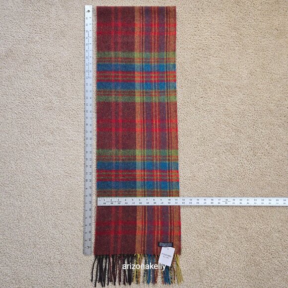 NWT Foxford Lambswool Scarf Plaid - Picture 8 of 9
